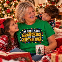 Load image into Gallery viewer, "Grandkids and Christmas Magic"-T-shirt